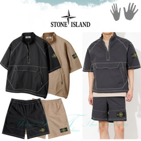STONE ISLAND 스톤아일랜드 오버핏 스티치 아노락 세트