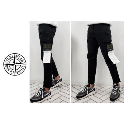 STONE ISLAND 스톤아일랜드 캔버스 베이직 카고 팬츠