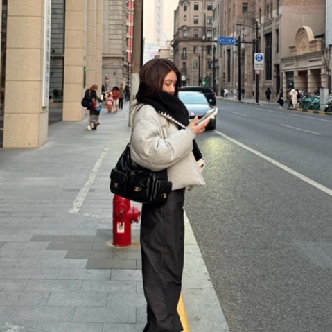 CHANEL 샤넬 호보백 라지 AS7045