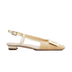  ROGER VIVIER 로저비비에 여성용 구두 벨 비비에 캔버스 힐 0074