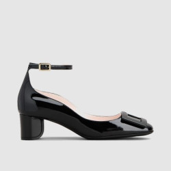 ROGER VIVIER 로저비비에 여성용 구두 (굽높이4.5cm) 앵클 스트랩 U 룩 펌프스 7614 5COLOR