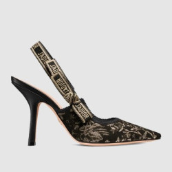DIOR 디올 여성용 구두 (굽높이10cm) JAdior 슬링백 펌프스 KDP92