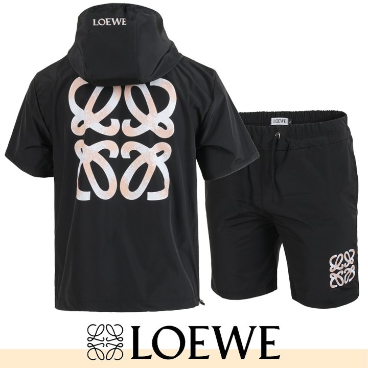 LOEWE 로에베 아나그램 우븐 하프 셋업