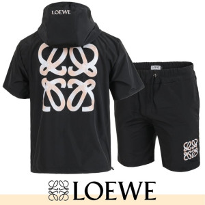 LOEWE 로에베 아나그램 우븐 하프 셋업