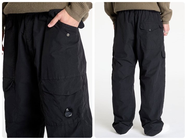C.P COMPANY C.P컴퍼니 플랫 나일론 루즈 유틸리티 팬츠