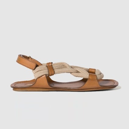 MIUMIU 미우미우 여성용 플랫 코드 샌들 5X415E 3COLOR