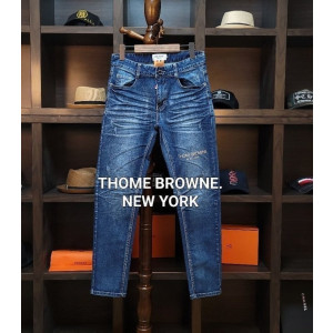 THOM BROWNE 톰브라운 리미티드 브라운 라벨 워싱슬로그진