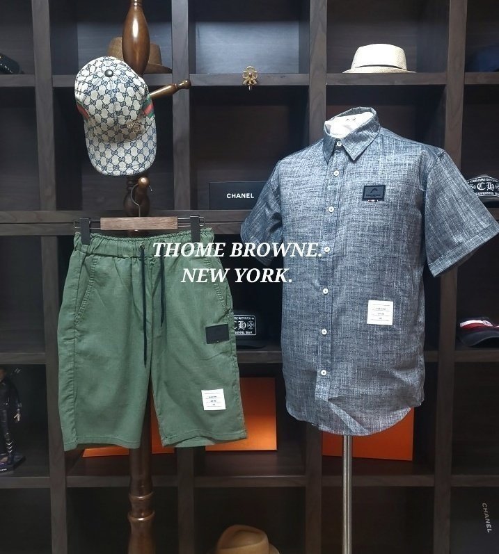 THOM BROWNE 톰브라운 바지 셔츠 세트