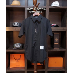 THOM BROWNE 톰브라운 시그니쳐 블랙 셔츠