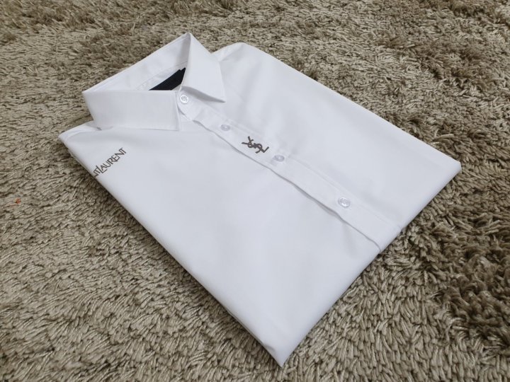 SAINT LAURENT 생로랑 포멀 모던 루이 하프 셔츠