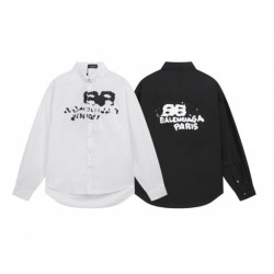 BALENCIAGA 발렌시아가 핸드드로우 로고 셔츠