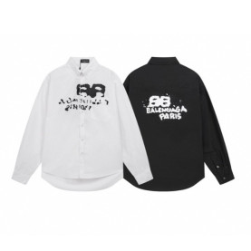BALENCIAGA 발렌시아가 핸드드로우 로고 셔츠