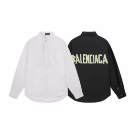 BALENCIAGA 발렌시아가 테이프 로고 셔츠