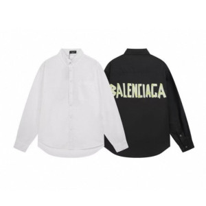 BALENCIAGA 발렌시아가 테이프 로고 셔츠