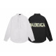 BALENCIAGA 발렌시아가 테이프 로고 셔츠