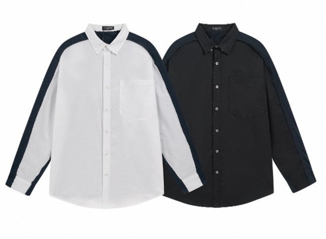 BALENCIAGA 발렌시아가 피프티 로고 셔츠