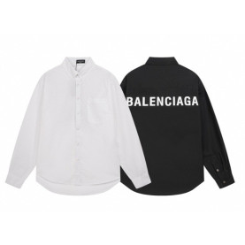 BALENCIAGA 발렌시아가 백 로고 셔츠