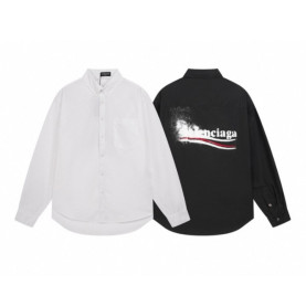 BALENCIAGA 발렌시아가 폴리티컬 스텐실 로고 셔츠