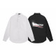 BALENCIAGA 발렌시아가 폴리티컬 스텐실 로고 셔츠