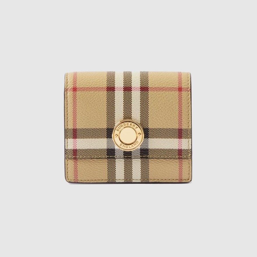 BURBERRY 버버리 스몰 체크 반지갑 80704171