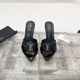 SAINT LAURENT 생로랑 여성용 슬리퍼 (굽높이6.5CM) Y65841 2COLOR