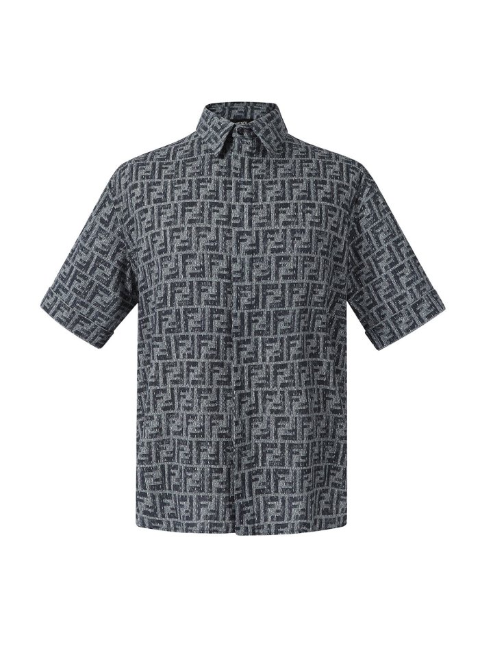 FENDI 펜디 올오버 그래피티 쇼트 슬리브 셔츠