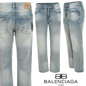 BALENCIAGA 발렌시아가 엠보 멀티 나염 스트레이트진