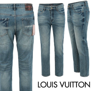 LOUIS VUITTON 루이비통 모노 패턴 레터링 슬림 일자진