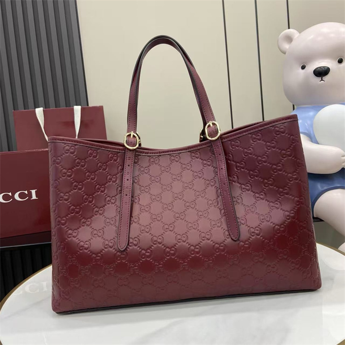 GUCCI 구찌 GG 엠블럼 라지 토트백 815213 3COLOR