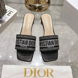 DIOR 디올 여성용 슬리퍼 (굽높이4.5CM) D58244 2COLOR