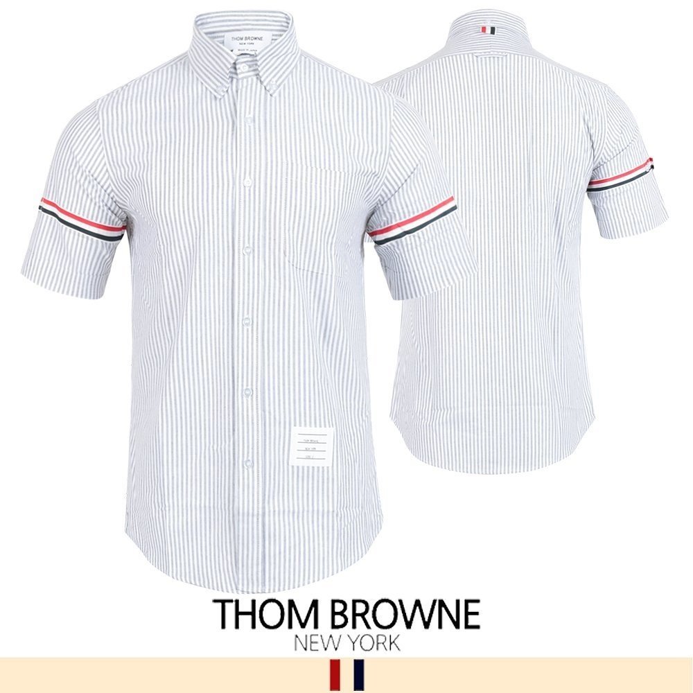 THOM BROWNE 톰브라운 암밴드 스트라이프 셔츠