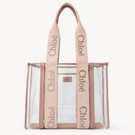 CHLOE 끌로에 젤리 & 가죽 Woody 토트백 US383 2COLOR