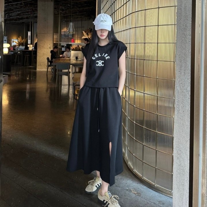 CELINE 셀린느 롱치마 셋트