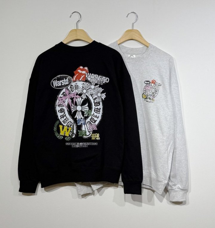 CHROME HEARTS 크롬하츠 아르데코 루즈핏 맨투맨 2COLOR