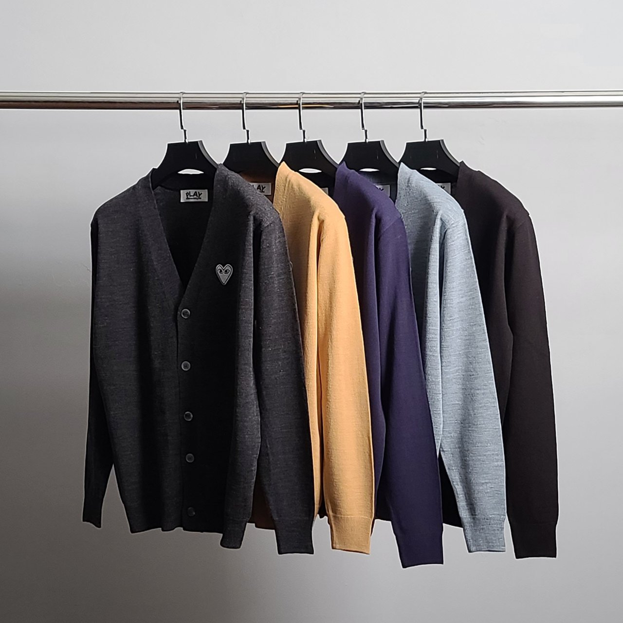 COMME DES GARCONS 꼼데가르송 화이트와펜 가디건 5COLOR