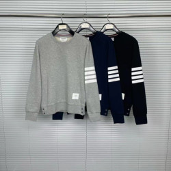 THOM BROWNE 톰브라운 사선완장 시그니쳐 코튼 맨투맨 3COLOR