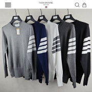 THOM BROWNE 톰브라운 캐시미어 사선 니트 5COLOR