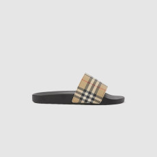 BURBERRY 버버리 체크 슬라이드 805694