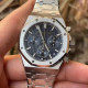 AUDEMARS PIGUET 오데마피게 로얄오크 크로노그래프 블루 텍스처 다이얼 스틸 SS 브레이슬릿 41mm 26240ST
