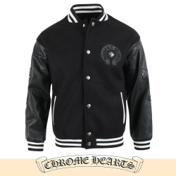 CHROME HEARTS 크롬하츠 말발굽 크로스 바시티 자켓