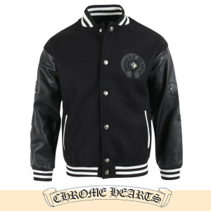 CHROME HEARTS 크롬하츠 말발굽 크로스 바시티 자켓
