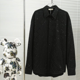 BOTTEGA VENETA 보테가베네타 다이아몬드 피스 셔츠