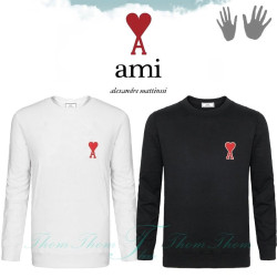 AMI 아미 베이직 맨투맨