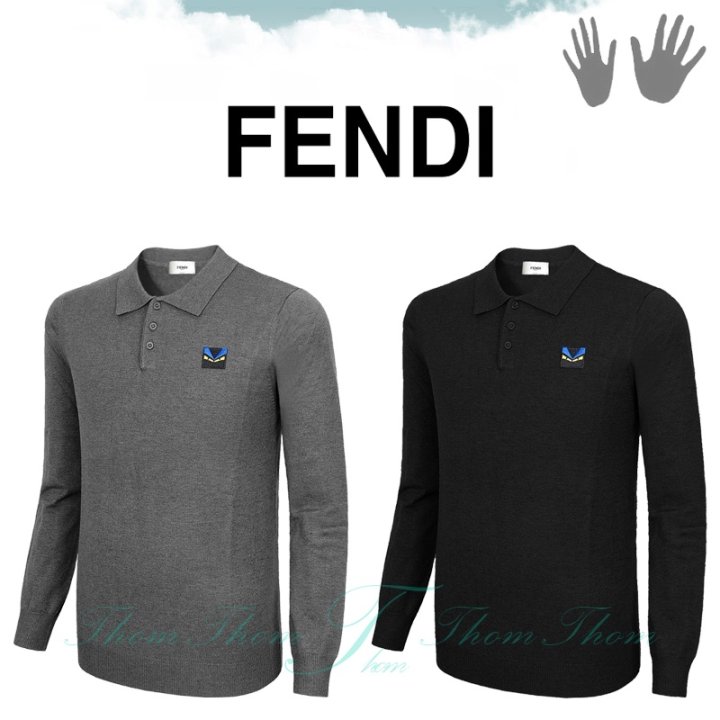 AMI 아미 울 카라 니트