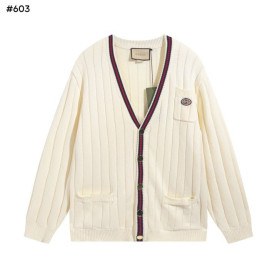 GUCCI 구찌 웹니트 코튼 V넥 가디건