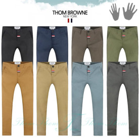 THOM BROWNE 톰브라운 슬림 포켓 포인트 면팬츠