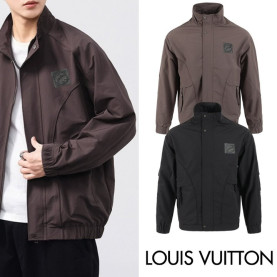 LOUIS VUITTON 루이비통 레터링 사각 집업 윈드자켓