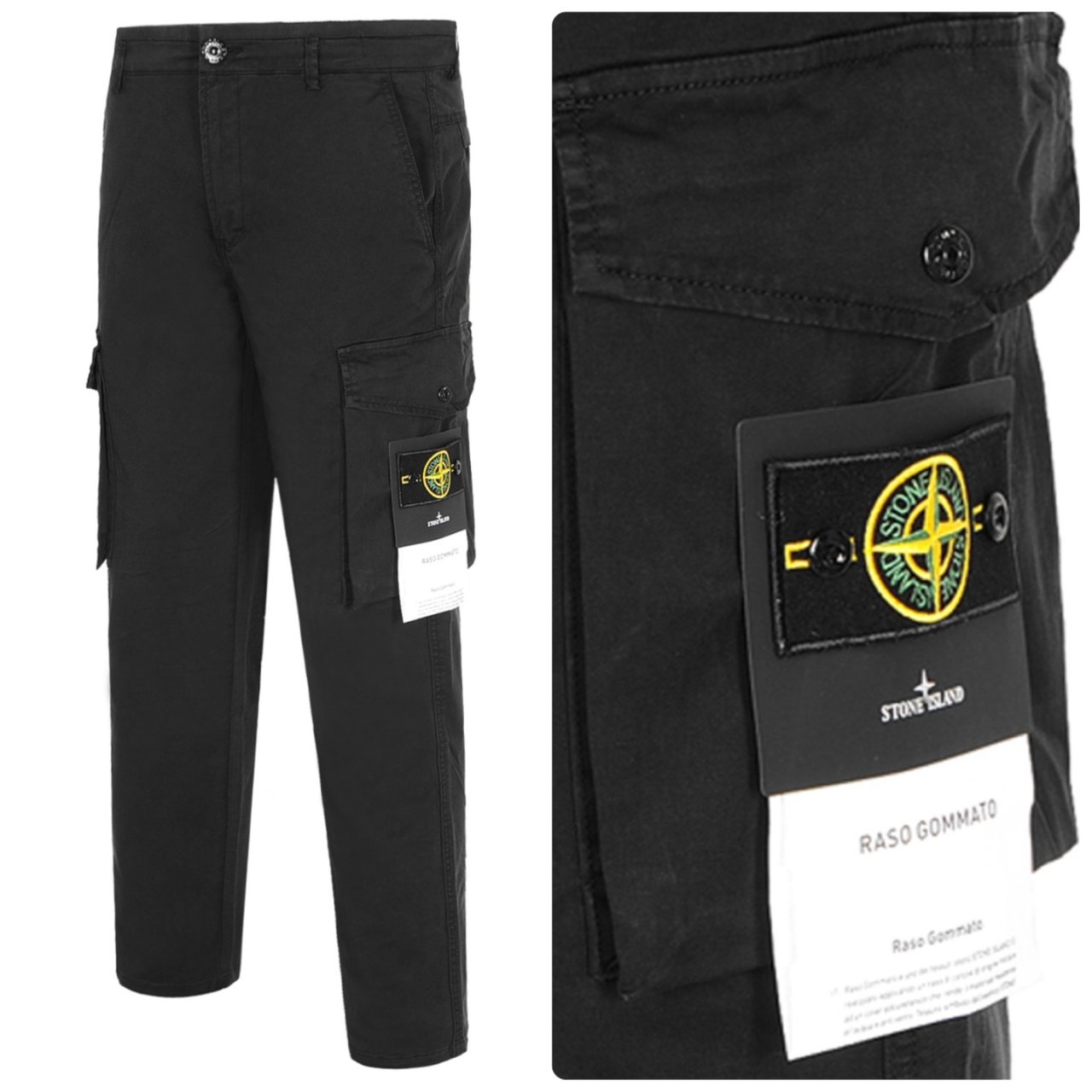 STONE ISLAND 스톤아일랜드 오가닉 코튼 카고 와펜 팬츠 2COLOR