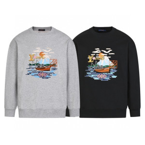 LOUIS VUITTON 루이비통 엠브로이 자수 맨투맨