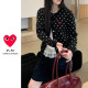 COMME DES GARCONS 꼼데가르송 도트 라운드 가디건 2COLOR